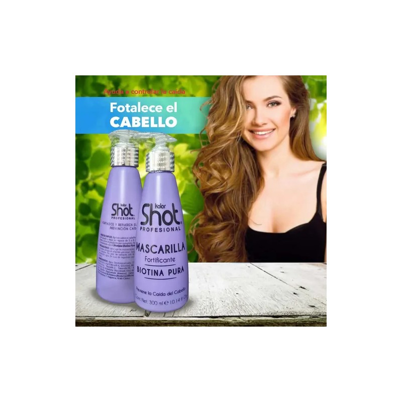 Mascarilla Biotina Cola De Caballo Anticaida Caída Cabello
