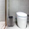 Coloch Small Metal Trash Can, 2.6 Gallon(10L) Slim Size Wastebasket