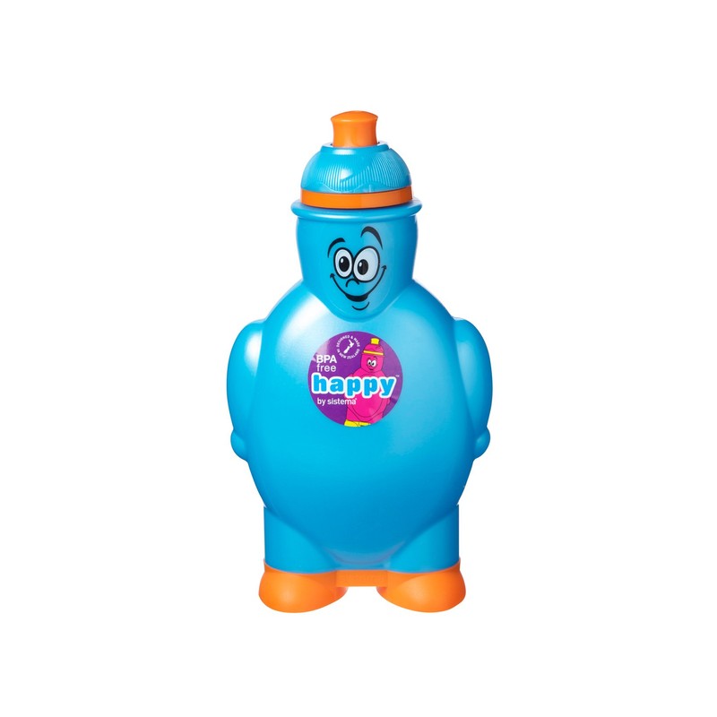 System 790 Pet Lunch Happy Bottle, 0.35 LT, Multi-Colour