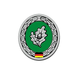 #A5644 Single Fighter Badge German Army Training Course Oak Leaves Sauwald EKL1 10 cm