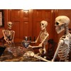 Crazy Bonez Pose-N-Stay Life Size 5 FT Skeleton with Realistic