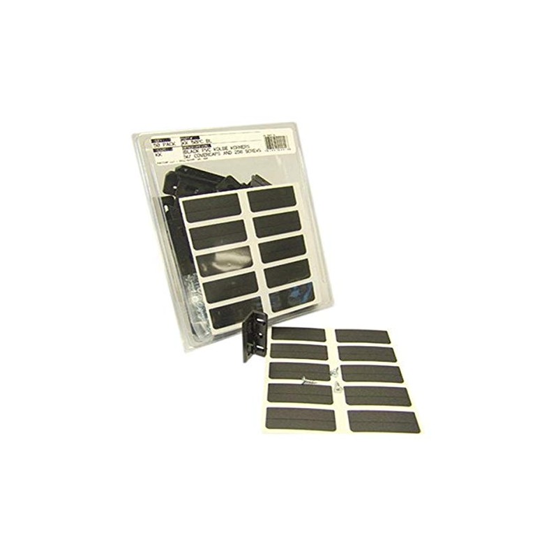 FastCap Black Polycarbonate Kolbe Korner -50 Pack (Includes 250 Screws