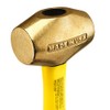 ABC HAMMERS Brass Drilling Hammer - 4 lb. Non-Sparking Hammer