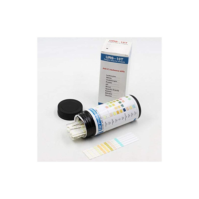 100 Strips URS-10T Urinalysis Reagent Strips 10 Parameters Urine Test