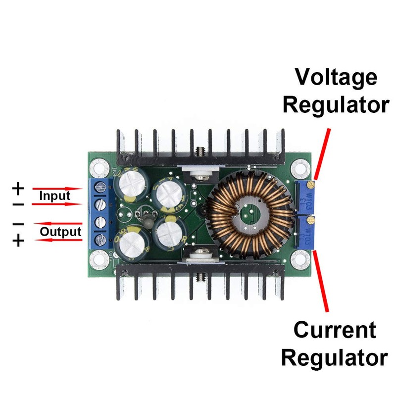 Youmile 2 pieces XL4016 step-down step-down converter adjustable 5-40V to