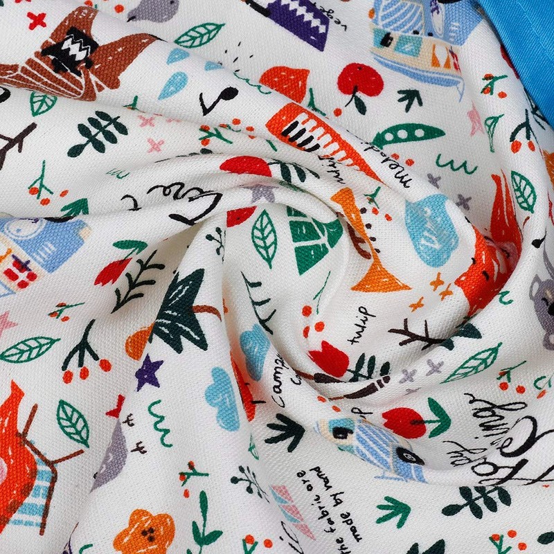 QANYEGN Kitchen Kids Apron, Kids Cotton Pocket Apron, Cute Children
