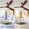 Obabala Ceiling Fans No Lights,Ceiling Fan with Remote Control Outdoor/Indoor