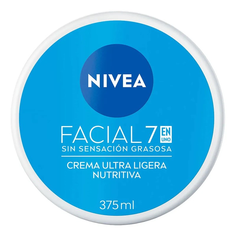 Nivea Crema Facial Hidratante 7 en 1 Sin Sensación Grasosa,