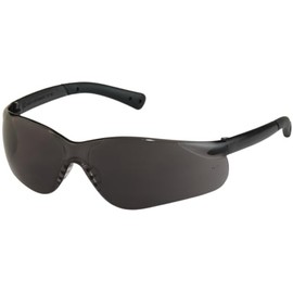 MCR Safety BK312AF UV Anti-Fog Lens with Non-Slip Temple Material and Soft Nose Piece, Gray Lens