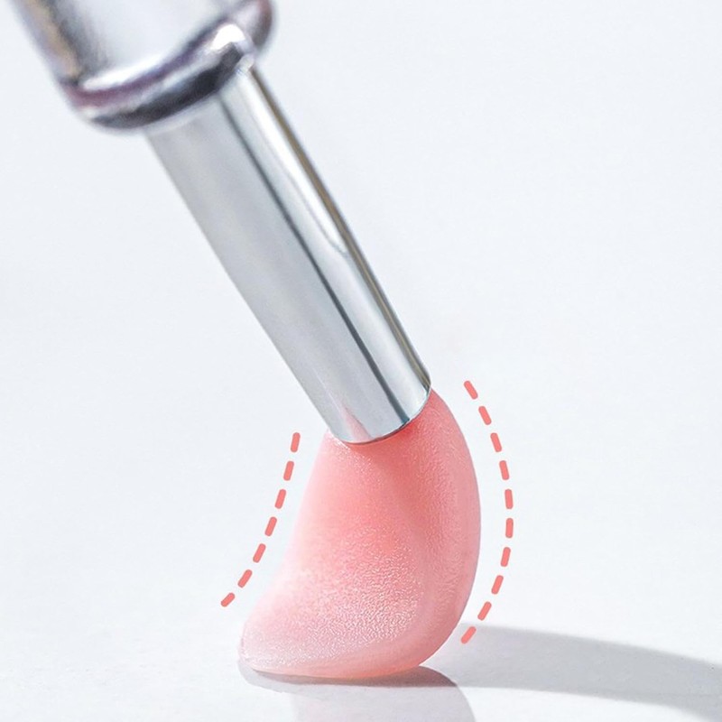 Aplicador de Labios de Silicona Portátil y Reutilizable - Pincel