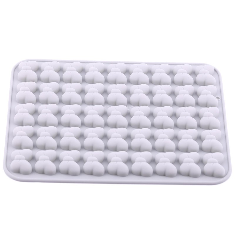 AIBOYA 45 Cavity Mouse Bow Silicone Molds Butterfly Tie Gummy