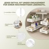 2-Tier Metal Organiser with Pull-Out Baskets, Rustproof, Height-Adjustable Cabinet Organiser