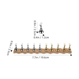 VICASKY 1 Nail Stand for Press Nails Base Nail Art Practice Rack Holder for Various Nail Lengths for Nail Art Display and Training Elegant Aesthetic Design