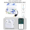 for AirPods Pro 2 Case with Wristlet Keychain, YOPICKERN Hard