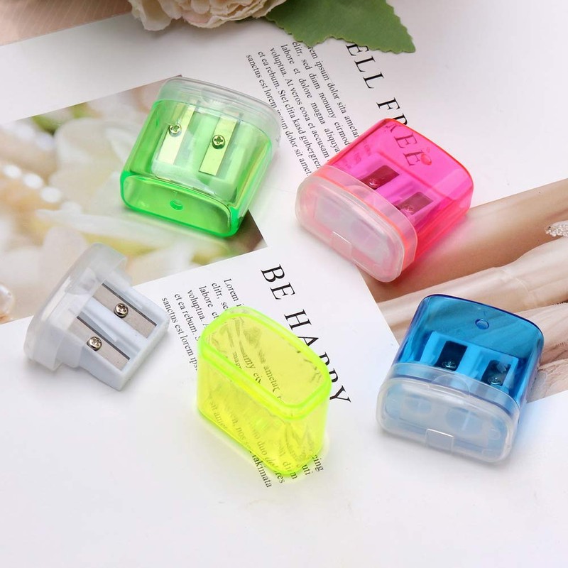 kuou 4 Pcs Pencil Sharpeners , Manual Pencil Sharpener with