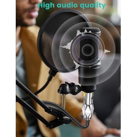 EMK XLR Cable, DMX Cable, XLR Male to XLR Female Cable, Microphone Cable, Compatible with Microphones or Other Studio Equipment to a PA, Mixer or Active Speaker (16.5 ft/5 m)