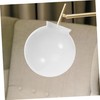 WHAMVOX Milky White Glass Spherical Lampshade Replacement for Lights Elegant