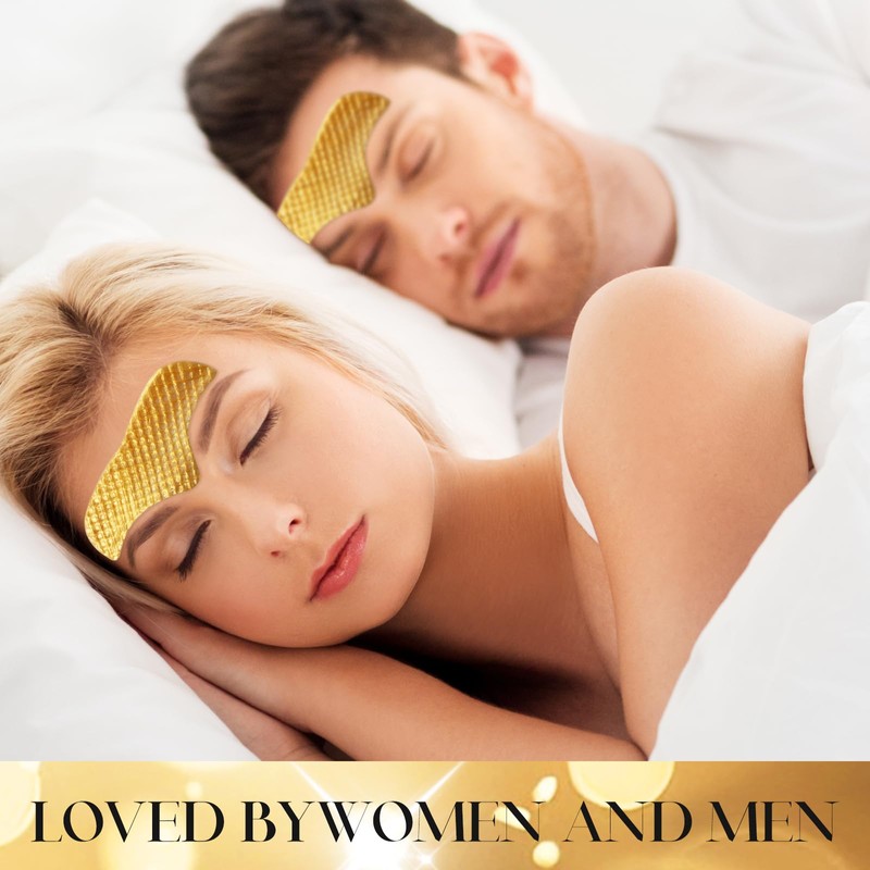 Jakuva 24K Gold Forehead Wrinkle Patches for Face-Hydrogel Pads with