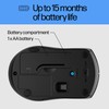 HP X3000 G2 Wireless Mouse - Ambidextrous 3-Button Control, &