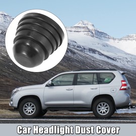 X AUTOHAUX Pack of 2 Headlight Dust Protection 50 mm 55 mm 60 mm 65 mm Car Rubber Housing Sealing Caps Waterproof Dustproof Caps