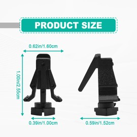 Icyhaws 10PCS Front Grille Bumper Cover Retainer Fastener, Compatible with Nissan Altima Cube Frontier Pathfinder Xterra Infiniti FX35 FX45 G35 M35 M45 Q45, Replaces 76882-0M060