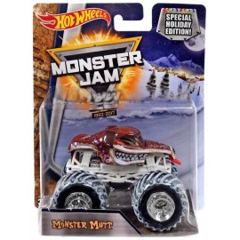 HOT WHEELS MONSTER JAM SPECIAL HOLIDAY EDITION MONSTER MUTT 2017  *NEW*