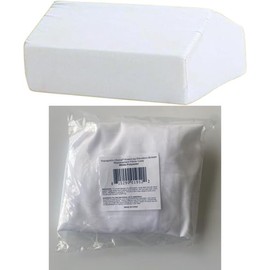 Therapist's Choice Replacement Pillow Case Cover for Leg/Knee Elevation Bolster Pillow. Fit’s Pillow up to 17” x 10” x 7” (Pillow case only, Does not Include The Pillow) (White Polyester)