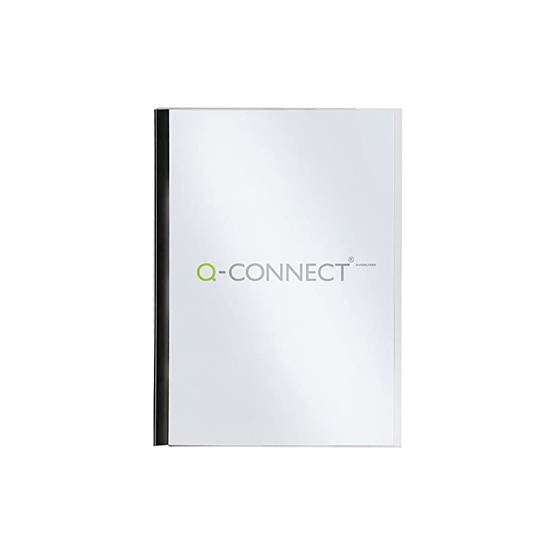 Q-Connect Black A4 5mm Slide Binder and Cover Set (Pack