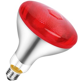 Glodjossy Infrared Light Blub, 275W Near Infrared Red Heat Lamp Blub, E26/E27 Socket, 110V