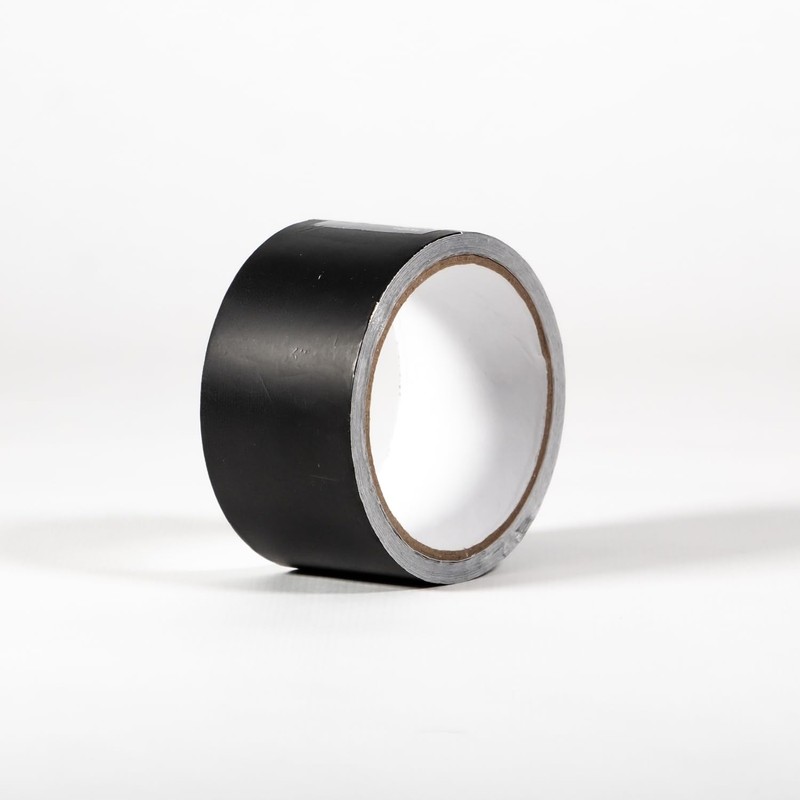 PRENDELUZ 10m x 50mm Black Aluminium High Temperature Tape