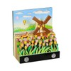 SIWEME 3D Memo Pad, Windmill 3D Notepad Paper Carving Non-Stick