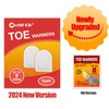 WORLD-BIO Toe Warmers with Adheasive - Long Lasting Safe Natural