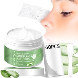 Eveellyn Blackhead Remover Mask 30g, Nose Pore Strips 60 pcs, Deep Cleansing Pore Strips for Blackheads，Tighten Pores for All Skin Type, Removes Impurities and Excess Oil, for Women and Men