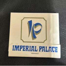 IMPERIAL PALACE LAS VEGAS NEVADA Full Unstruck Vintage Matchbook / Matches RARE!