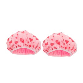 SAFIGLE Efficient Drying Bonnet 2 Pcs Reusable Hair Bath Cap Elastic for Long Hair Cap for Party