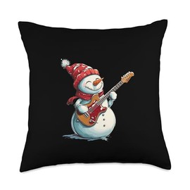 Ice Cold Riffs from a Hot Guitar for Boys and Girls Throw Pillow