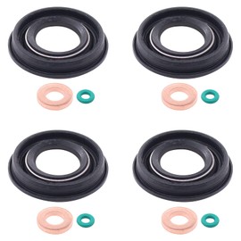 HouYeen Fuel Injector Seals Washer O-ring Kit for Transit MK7 2.2 2.4 TDCi 2006-2011 6C1Q 6K780 AB