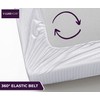 Luxevoir® Single Fitted Sheet - Ultrasoft Satin Stripe Microfiber -
