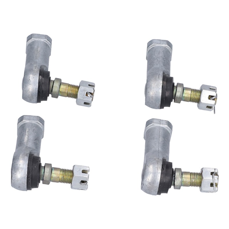 4PCS Tie Rod End Kit Rubber Metal WearResistant Replacement for