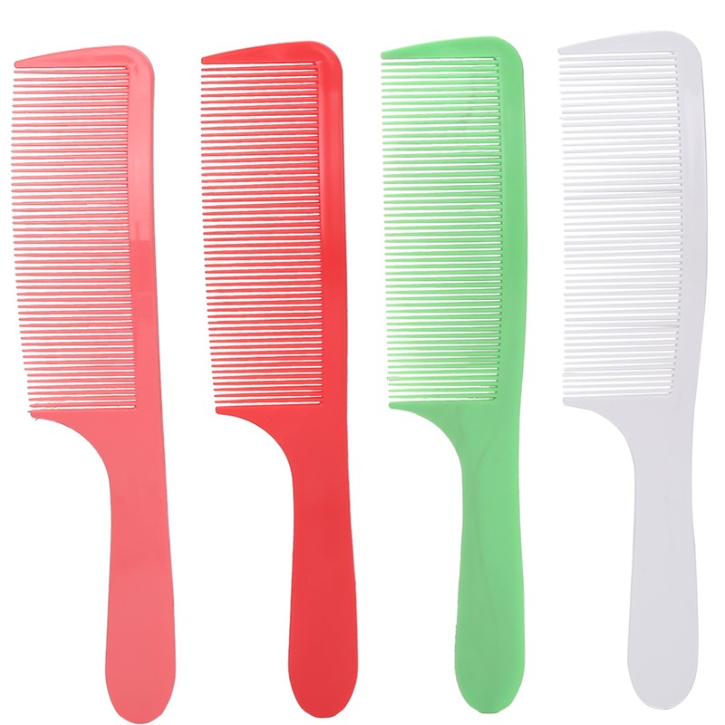 6pcs Barber Shop Curved Haircut Comb Hairdressing Cutting Comb with