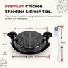 ES Premium Chicken Shredder- Large Chicken Breast Shredder Tool Twist