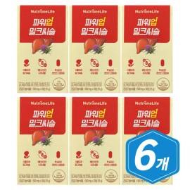 Nutrione Power Up Milk Thistle 30 tablets/6 Milk Thistle MILKTHISTLE / 뉴트리원 파워업 밀크씨슬 30정/ 6개 밀크시슬 MILKTHISTLE