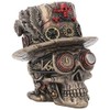 Nemesis Now Steampunk Clockwork Baron Skull Figurine Ornament, Bronze, 11cm