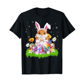 Hamster Easter Egg Hunt Bunny Ear Hamster Easter Sunday T-Shirt