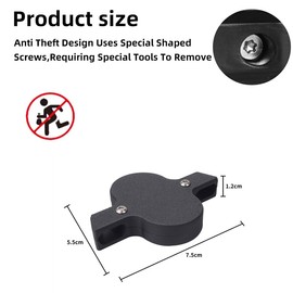 ZhongShuang Bicycle Holder Hidden on Saddle for Bicycle Saddle, Bicycle Tracker Bracket, Anti-Theft GPS Tracker Accessories with Theft Protection, Compatible with Mountain Bikes, Road Bikes