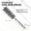 AOKLIT 20 Pieces Wire Brush Drill Bore Cleaning Brush Set