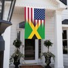 American flag and Jamaican flag 3x5 FT Double-Sided Printed Flag
