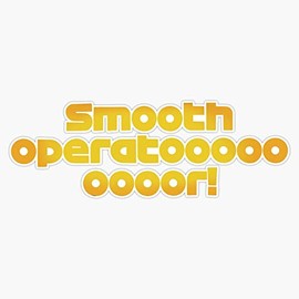 Carlos Sainz Smooth operator Bumper Sticker Vinyl Decal 5 inches