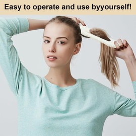 TEOZBLU Pack of 4 Hair Bun Maker, Hair Donut, Hair Twister, Sponge Twister, Hair Styling Accessories, Hair Bun Maker, Hair Styling Donut Bun Roller, Curler for Weddings, Sponge Clips, Hairpin