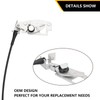 Door Latch Assembly w/Cable&Rod for Ford E150 E250 E350 Van